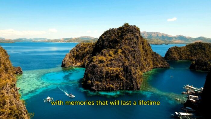 show Kayangan Lake in Coron Palawan