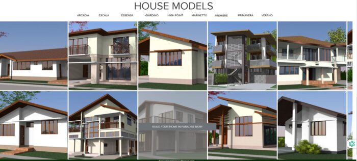 Show diverse house model that can be built in Fernvale Village